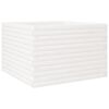 vidaXL Garden Planter White Solid Pine wood 27.6x27.6x18.1 in Durable