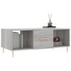 vidaXL Coffee Table Gray Sonoma Engineered wood, iron Medium