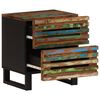 vidaXL Bedside Cabinet Set of 2 Multicolor