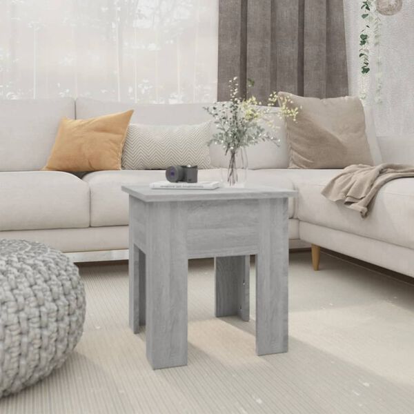 vidaXL Coffee Table Grey Sonoma Engineered wood
