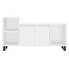 vidaXL TV Cabinet White Engineered wood TV Cabinet Rectangular
