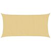 vidaXL Sun Shade Sail Sand 16.4x8.2' 100% Polyester Oxford