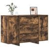 vidaXL Sideboard Smoked Oak 47.24 x 16.14 x 29.53 in Engineered Wood