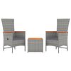 vidaXL Garden Lounge Set Grey, Dark Grey