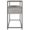 vidaXL Console Table Grey Sonoma Engineered Wood, Metal