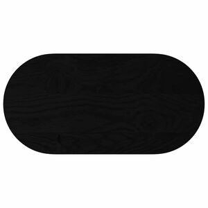 vidaXL Table Top Dark Brown Solid Oak Wood 31.5 x 15.7 x 0.8 in Sturdy