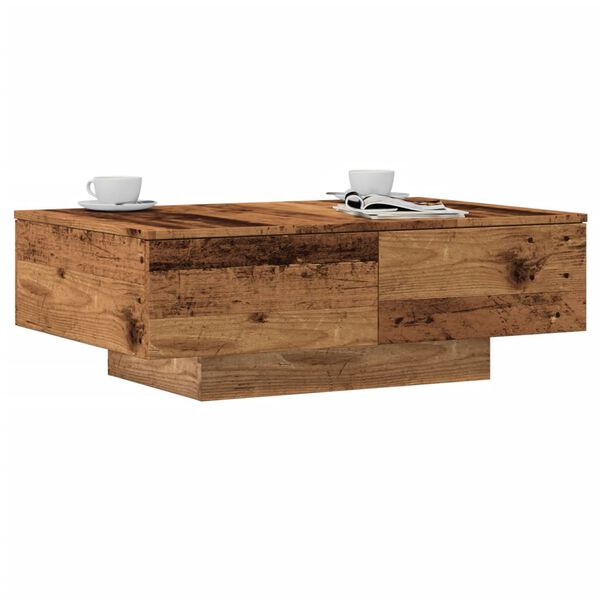 vidaXL Coffee Table Old Wood Engineered Wood Medium Coffee Table