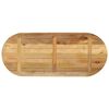 vidaXL Table Top Natural Wood Tone Solid mango wood 43 x 15.7 in