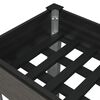 vidaXL Garden Raised Bed Grey Wood-Plastic Composite Garden Raised Bed