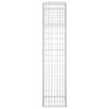 vidaXL Gabion Basket Posts 2 pcs 15.7"x15.7"x70.9" Iron