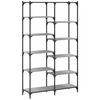 vidaXL Bookshelf Grey Sonoma Engineered wood, iron 39.4x12.6x66.9 in