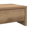 vidaXL Monitor Stand with Drawers Artisian Oak 19.7x10.6x5.9" Engineered Wood