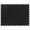 vidaXL Rubber Floor Tile Black 0.47" 35.4"x47.2"