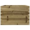 vidaXL Garden Planter Brown Pressure treated pinewood