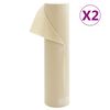 vidaXL Plant Fleece Set of 2 Beige Non-woven fabric (100% polypropylene)