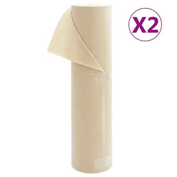 vidaXL Plant Fleece Set of 2 Beige Non-woven fabric (100% polypropylene)