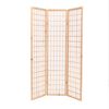 vidaXL Folding 3-Panel Room Divider Japanese Style 47.2"x66.9" Natural