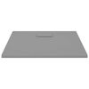 vidaXL Shower Base Tray SMC Gray 35.4"x35.4"
