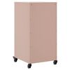 vidaXL Sideboard Pink Cold-rolled steel 14.2x15.4x28.3 in Modern