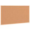vidaXL Cork Board with Solid Pine Wood Frame 39.4x21.7"