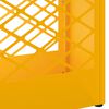 vidaXL Umbrella Stand Mustard yellow 11.02 x 4.72 x 16.14 in Steel