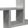 vidaXL Wall Shelf Concrete Gray Engineered Wood Medium Wall Shelf