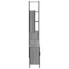 vidaXL Bathroom Cabinet Set Grey sonoma