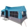 vidaXL Family Tent with Roof Blue and Grey 244.88 x 116.14 x 93.70 in