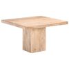 vidaXL Dining Table Natural wood Solid mango wood Medium Durable
