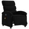 vidaXL Electric Massage Recliner Chair Black