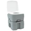 vidaXL Camping Toilet Grey 16.34 x 14.37 x 16.54 in