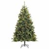 vidaXL Artificial Hinged Christmas Tree 300 LEDs & Ball Set 70.9"