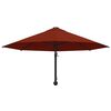 vidaXL Garden Parasol Terracotta Polyester, Metal Large Tiltable