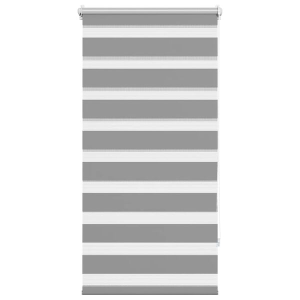 vidaXL Zebra blind 31.9x59.1" Fabric Width 30.2 " grey