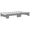 vidaXL Daybed With Trundle Light grey
