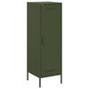 vidaXL Highboard Olive Green Steel 44.5 in high Highboard Rectangular
