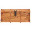 vidaXL Storage Chest Natural Acacia Solid Acacia Wood, Iron Standard