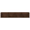 vidaXL Wall Shelf Brown Oak Engineered Wood Medium Wall Shelf