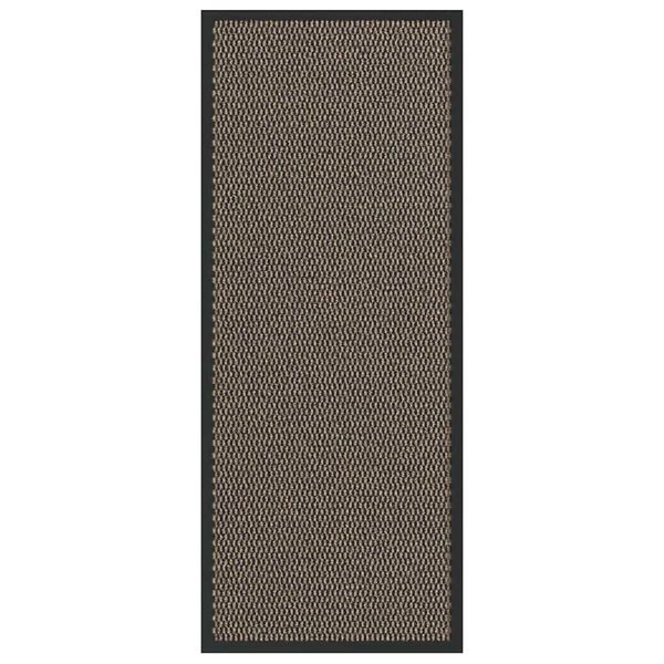 vidaXL Doormat Brown Polypropylene and PVC 23.6 x 59.1 in Doormat