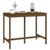 vidaXL Bar Table Honey Brown Solid Pine Wood Medium Durable Bar Table