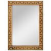 vidaXL Bathroom Mirror Honey brown Solid mango wood and glass