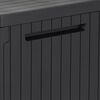 Keter Outdoor Storage Box Anthracite Plastic PP Large Durable