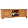 vidaXL TV Unit Natural Teak Solid Teak wood, Plywood