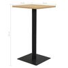 vidaXL Bar Table Oak color and black