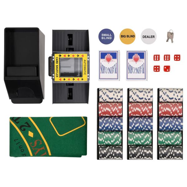 vidaXL Poker Chip Set 300 pcs 0.03 lb