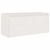 vidaXL TV Cabinet Set of 6 White Solid pinewood TV Cabinet Rectangular