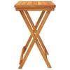 vidaXL Garden Table Natural wood Solid acacia wood with an oil finish