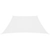 vidaXL Sunshade Sail Oxford Fabric Trapezium 3/4x9.8' White