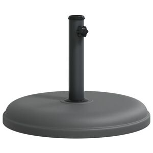 vidaXL Parasol Base Dark grey Plastic, Concrete, Iron 33 lb
