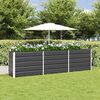 vidaXL Planter Anthracite 480 x 50 x 45 cm Galvanised Steel